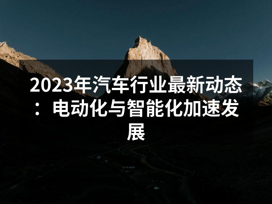 展现电动汽车的前景